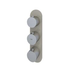 RAK Feeling Round Dual Outlet Therm Shwr Valve RAKFSV2514R Bathroomsuites