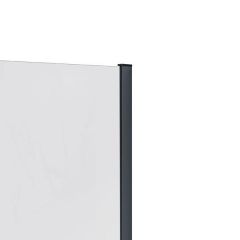 RAK Feeling Wall Profile In Black 2000Mm RAKFWP504 Bathroomsuites