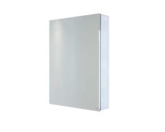RAK Gemini Alluminium Single Dr Mirrored Cabinet RAKGEM5001 Bathroomsuites