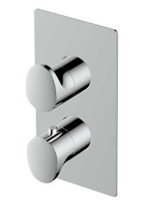 RAK Dual Outlet 2Handle Therm Conc Shwr Valve RAKITA3302C Bathroomsuites