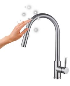 RAK Prague One Touch Pull Out Kitchen Sink Mxr RAKKIT017 Bathroomsuites