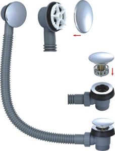 RAK Easy Clean Bath Waste And Overflow RAKL9023 Bathroomsuites