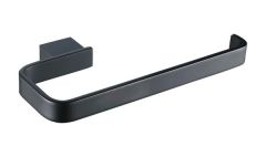 RAK Moon Towel Ring In Black RAKMOO9902B Bathroomsuites
