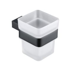 RAK Moon Tumbler In Black RAKMOO9903B Bathroomsuites