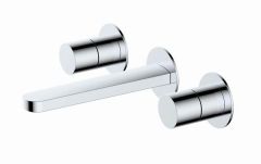 RAK Petit Round Wm 3 Hole Bsn Mxr In Cp RAKPER3010C Bathroomsuites