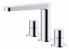 RAK Petit Round Dm 3 Hole Bsn Mxr Cp RAKPER3011C Bathroomsuites