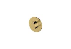 RAK Petit Round Conc Therm Valve Brush Gold RAKPER3024G Bathroomsuites