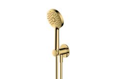 RAK Petit Round Wm Shwr Set In Brush Gold RAKPER4005G Bathroomsuites