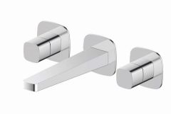 RAK Petit Sq Wm 3 Hole Bsn Mxr In Cp RAKPES3010C Bathroomsuites