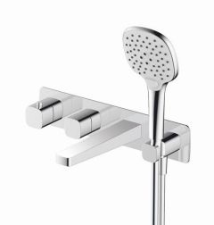 RAK Petit Sq Wm Therm Bsm 2 Outlet RAKPES3306C Bathroomsuites