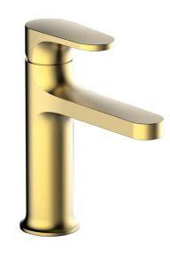 RAK Portofino Standard Bsn Mxr In Brushed Gold RAKPOR3001G Bathroomsuites