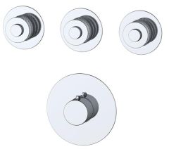 RAK Prima Tech Triple Outlet Conc Therm Shwr RAKPRT3021 Bathroomsuites