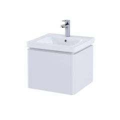 RAK Resort 550 Single Draw Bsn Unit In Matt White RAKRSTWBU55600 Bathroomsuites