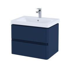 RAK Resort 650 Double Draw Bsn Unit Mat Denim Blue RAKRSTWBU65604 Bathroomsuites