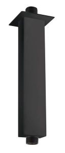 RAK 250Mm Rectangular Brass Ceiling Arm In Black RAKSHW0002B Bathroomsuites
