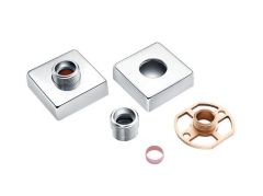 RAK Exp Sq Shwr Bar Mxr Easy Fitting Kit (Pr) RAKSHW5002 Bathroomsuites