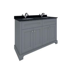 RAK Washington 1200Mm Double Bsn Unit In Grey RAKWBU120503 Bathroomsuites