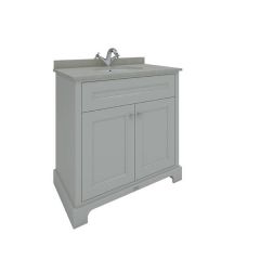RAK Washington 800Mm Bsn Unit In Greige RAKWBU80505 Bathroomsuites