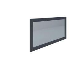RAK Washington 1200Mm Flat Mirror In Black RAKWMR120504 Bathroomsuites