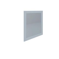 RAK Washington 600Mm Flat Mirror In White RAKWMR60500 Bathroomsuites