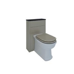 RAK Washington 550Mm Wc Unit In Cappucino RAKWWC55514 Bathroomsuites