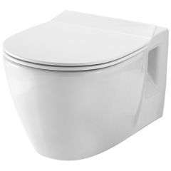Replacement Toilet seat with soft close hinges in stainless steel with Polygien 