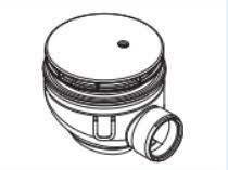 Roca A2HL029000 Plat Drain 90 S/Tap Chrome Spare - Cabin - Aquatech 02 - AQ club-basic v-basic-master-comfort H 900/1000/1200/1500