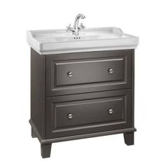 Roca  Carmen Vanity 800mm base unit with 2 soft-close drawers - anthracite satin  A857135417