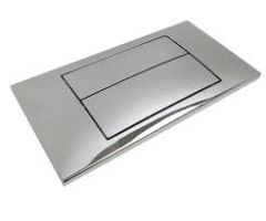 Roca Duplo and Schwab Chrome Flush Plate Button Chrome Plated A890045001