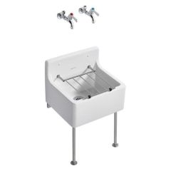 A/Shks S047501 Birch 46cm Cleaners Sink Complete