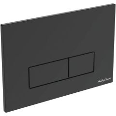 Armitage Shanks S0857A6 Oleas P2 Pnuematic Dual Flush Plate Black