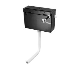 Ideal Standard  Conceala 2 universal height, bottom inlet cistern - pneumatic single flush valve - no push button  - 6 litre flush  S362367