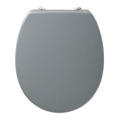 Contour 21 standard toilet seat and cover - bottom fixing hinges - Grey S4058LJ