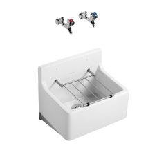 A/Shks S592001 Birch 51cm Cleaners Sink + Grating