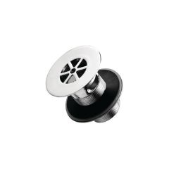 STR WST CHROME SLOTTED 1 1/2"