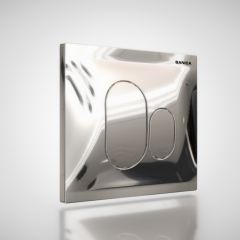 Sanica Concealed Toilet Cistern Push Flush Plate  P01 RZVP0100PK0000001