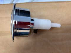 Sanindusa Toilet Cistern Circle Chrome Push button to flush the SOLO 7134 