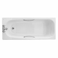 Twyford.1.700.x.700mm,.chrome.plated.grips,.2.centre.tap