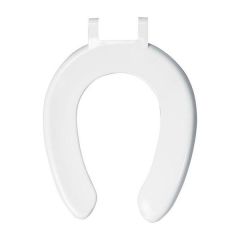 Celmac.SCR51WH.Crescent.Seat.Only.(Pl.Ftgs).Wht...