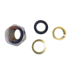 Geberit 3/8" Brass Nut and Washer Set 294.833.21.1