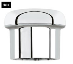 A Roca A525094400 replacement diverter knob for a bath-shower mixer. This knob is used to switch the water flow between the bath faucet and the showerhead. 