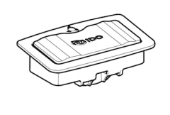 IDO Z6700100001 Dual Chrome Push Button Function Glow  – Quality Toilet Spare Parts UK | My Toilet Spares