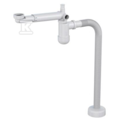 Roca Space-saving basin siphon A858B48000