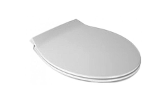 Hatria Nido Thin Toilet Seat & Cover YXWW01 White 8016250059639
