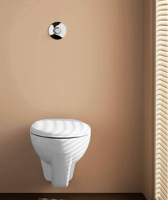 
Sanindusa Cetus 52 Standard Close Toilet Seat 2101100 with Clipoff - White
