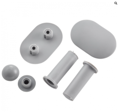 Ideal Standard Alto Toilet Seat & Cover Buffer Set (Pre 2010) Grey EV03867