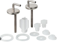 HARO E0402Y eccentric hinge provides sturdy FastFix, stainless steel 1 set   404017