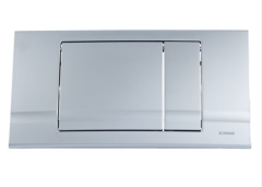227559 Schwab operation plate Riva Duo, chrome finish