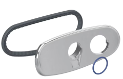 Geberit 250.095.21.1 Cover with set of seals, for Geberit AquaClean 8000: chrome / glossy