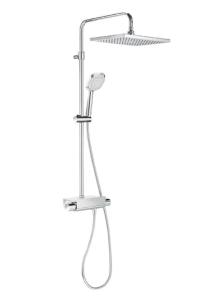 Roca  Deck-T shower column with rectangular head A5A9C88C00